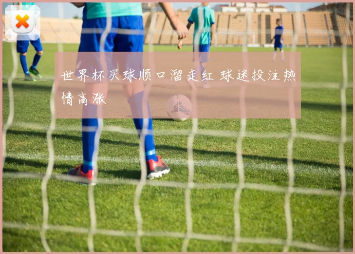 世界杯买球顺口溜走红 球迷投注热情高涨